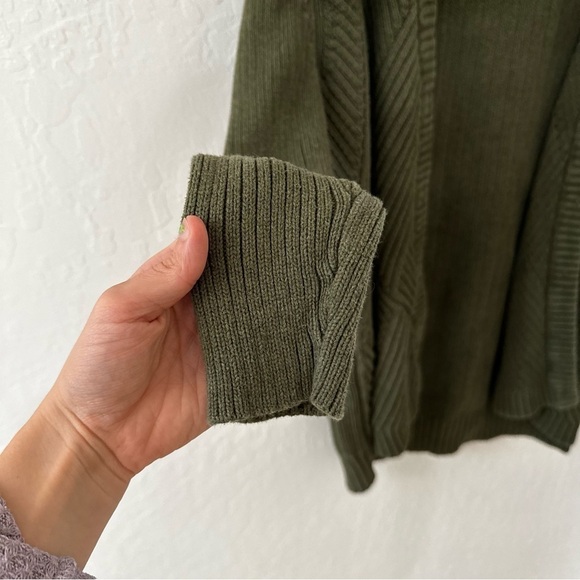 Cabi Aerial Sweater Style 3536 Green Longline Cardigan Sz Small - Picture 5 of 13